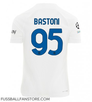 Inter Milan Alessandro Bastoni #95 Replik Auswärtstrikot 2023-24 Kurzarm